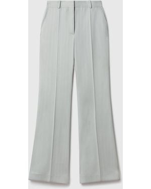 Stella McCartney Mid-Rise Bootcut Trousers - White