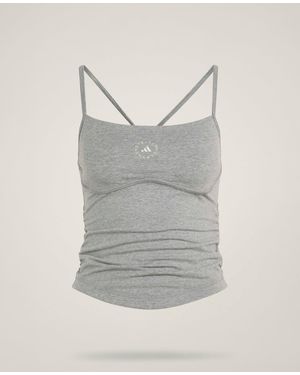 Stella McCartney Adidas By Studio Spaghetti Crop Top - Grey
