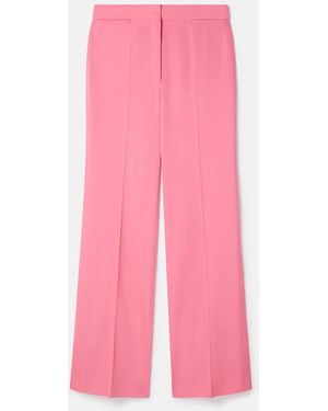 Stella McCartney Wool Flannel Tailored Trousers - Pink