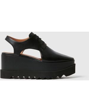 Stella McCartney Elyse Slingback Platform Shoes - Black