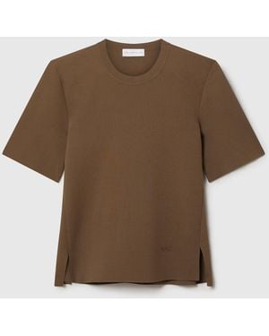 Stella McCartney Compact Knit Top - Brown