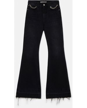 Stella McCartney Falabella Flared Leg Jeans - Black