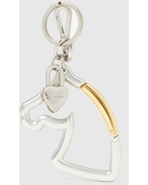 Stella McCartney Horse Charm Keyring - White