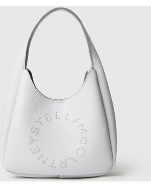 Stella McCartney Logo Small Hobo Bag - White