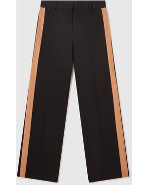 Stella McCartney Pleated Wide-leg Trousers - Black