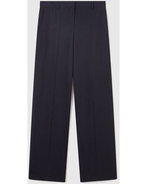 Stella McCartney Pleated Wide-leg Trousers - Blue