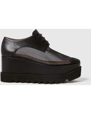 Stella McCartney Elyse Mesh Platform Shoes - Black