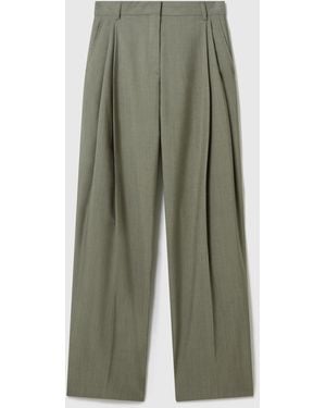 Stella McCartney Tropical Lightweight Straight Trousers - Green