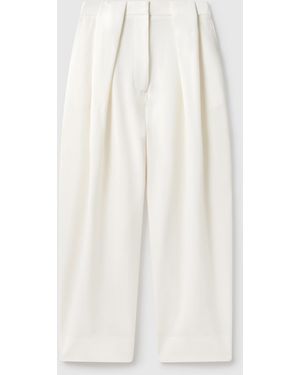 Stella McCartney Slouchy Panelled Pleated Trousers - White