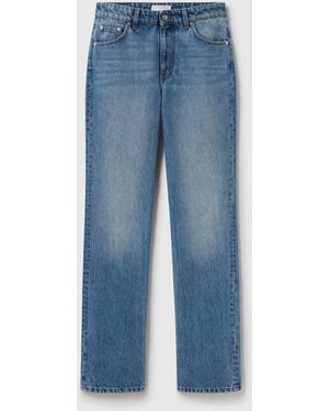Stella McCartney Faded Straight-leg Mid-rise Denim Jeans - Blue