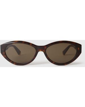 Stella McCartney Logo Oval Sunglasses - Multicolour