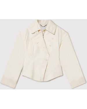 Stella McCartney Washed Cotton Utility Top - Natural