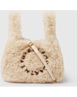 Stella McCartney Logo Double Shoulder Bag - White