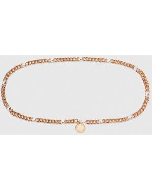 Stella McCartney Falabella Chain Belt - White