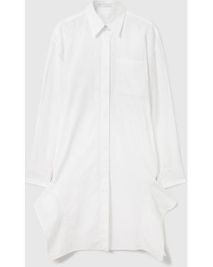 Stella McCartney Long-Sleeve Shirt Dress - White