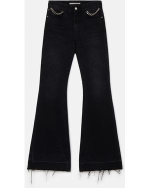 Stella McCartney Falabella Flared Leg Jeans - Black