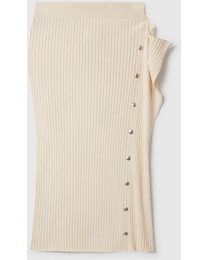 Stella McCartney Textured Knit Skirt - White
