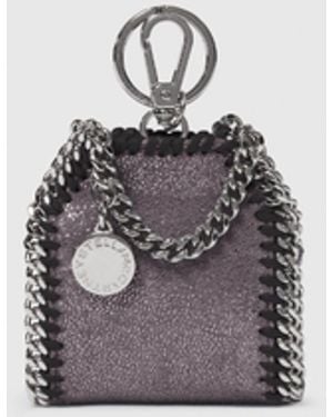 Stella McCartney Falabella Airpods Case Keyring - White
