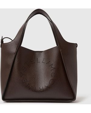 Stella McCartney Logo Crossbody Tote Bag - Brown
