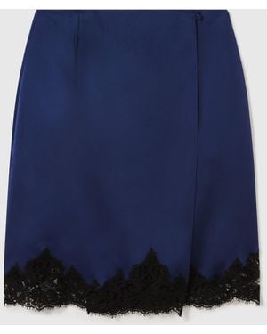 Stella McCartney Iconic Lace Skirt - Blue