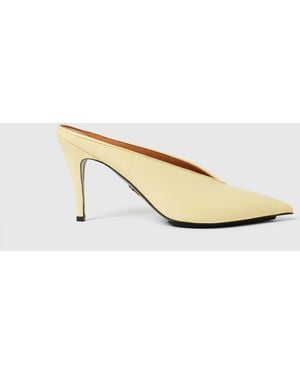 Stella McCartney Stiletto Heeled Mules - Natural