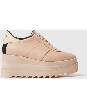 Stella McCartney Sneak-Elyse Platform Trainers - White