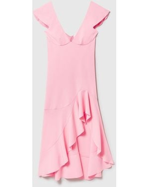 Stella McCartney Frill Trim Dress - Pink