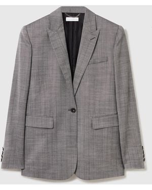 Stella McCartney Single-breasted Pinstripe Jacket - Grey