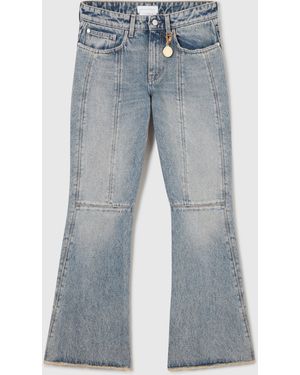 Stella McCartney Vintage Wash Kick-Flare Jeans - Blue