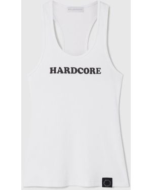 Stella McCartney Hardcore Slogan Tank Top - White
