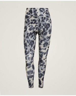 Stella McCartney Truepurpose Leopard Print Training 7/8 Leggings - Blue