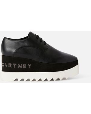 Stella McCartney Elyse Logo Platforms - Black
