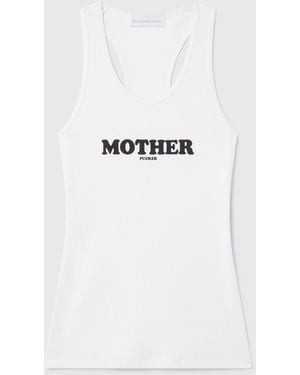 Stella McCartney Mother Fucker Tank Top - White