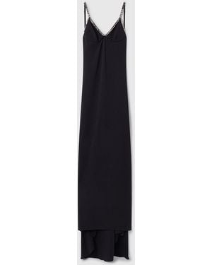 Stella McCartney Embellished Textured Gown - Blue
