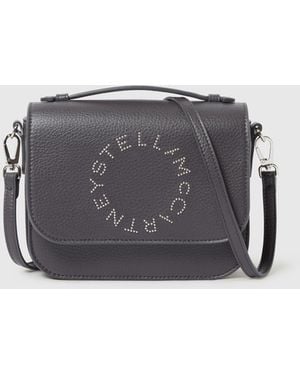 Stella McCartney Logo Messenger Crossbody Bag - Grey