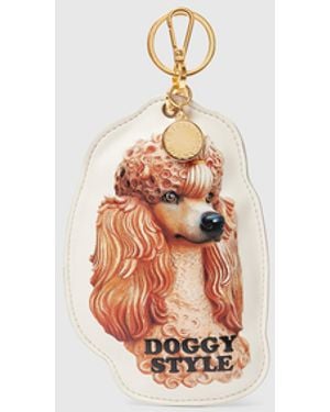 Stella McCartney Jeff Koons Doggy Style Keyring - White