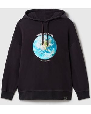 Stella McCartney Mother Lover Boyfriend Hoodie - Blue