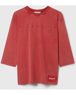 Stella McCartney Superstar Cotton Soccer T-shirt - Red