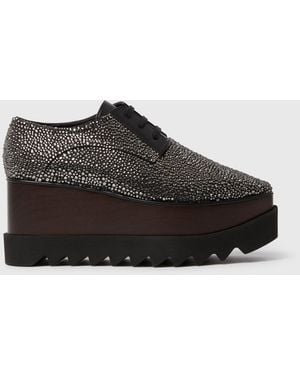 Stella McCartney Limited Edition Elyse Crystal Platforms - Black