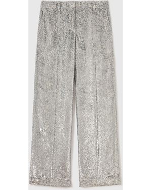 Stella McCartney Fil Coupe Trousers - Grey