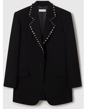 Stella McCartney Embellished Wool Blazer - Black