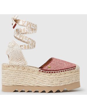 Stella McCartney Gaia Raffia Espadrilles - Natural