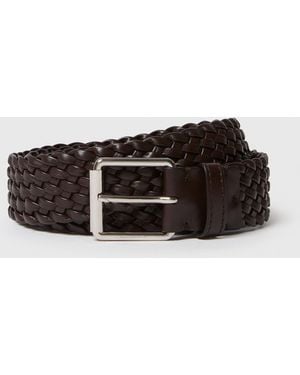 Stella McCartney Woven Buckle Belt - White