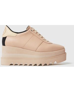 Stella McCartney Sneak-Elyse Platform Trainers - White