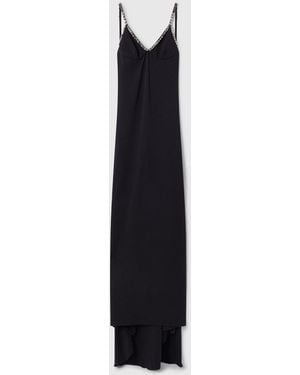 Stella McCartney Embellished Textured Gown - Blue