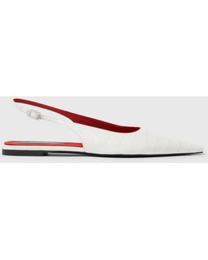 Stella McCartney Elsa Slingback Flats - White