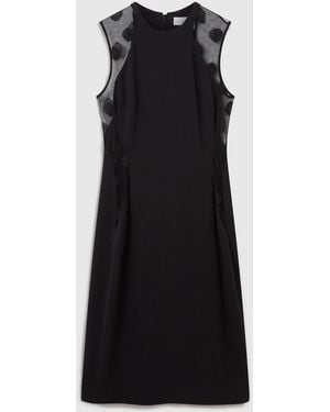 Stella McCartney Sleeveless Polka Dot Miracle Dress - Black