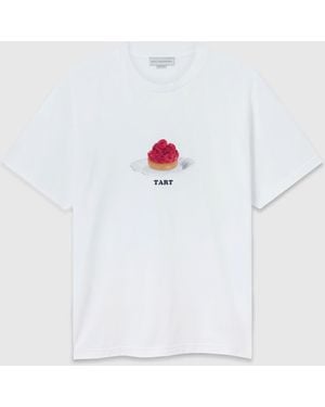 Stella McCartney Raspberry Graphic T-shirt - White