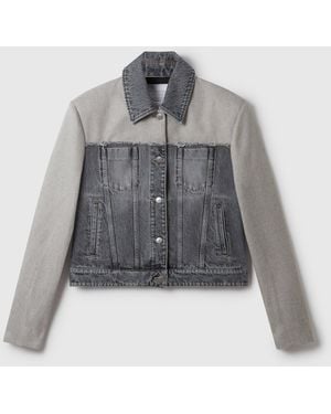 Stella McCartney Hybrid Tailored Jacket - Grey