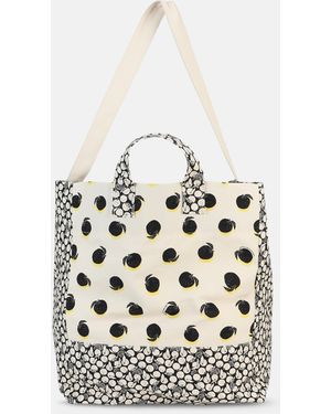 Stella McCartney Ruched Oranges Print Beach Bag - Multicolour